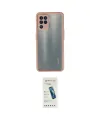 ieg™ Reno 5 Lite Kılıf Ahenk Çizgi Serisi - Şeffaf Pasifik Cam Ekran Koruyucu