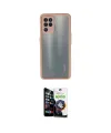 ieg™ Reno 5 Lite Kılıf Ahenk Çizgi Serisi - Şeffaf Temperli Cam Ekran Koruyucu