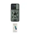 ieg™ Reno 5 Lite Kılıf Ahenk Klasik - Şeffaf Pasifik Cam Ekran Koruyucu