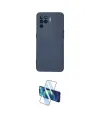 ieg™ Reno 5 Lite Kılıf Ahenk Serisi - Siyah 3D Antistatik Cam Ekran Koruyucu
