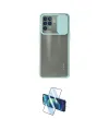 ieg™ Reno 5 Lite Kılıf Vadi Çizgi - Siyah 3D Antistatik Cam Ekran Koruyucu