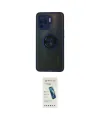 ieg™ Reno 5 Lite Kılıf Yörünge Çizgi - Şeffaf Pasifik Cam Ekran Koruyucu