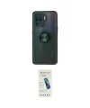 ieg™ Reno 5 Lite Kılıf Yörünge Çizgi - Şeffaf Pasifik Cam Ekran Koruyucu
