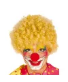 Sarı Renk Kıvırcık Afro Palyaço Seti