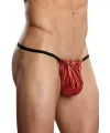  Fantazi Kımızı Lame Erkek String-Tanga IEG4580