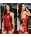  Fantezi Seksi Kırmızı Tül Babydoll  Gecelik IEG3218