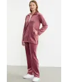 ieg™ Sementa 76387 Fermuarlı Kadife Tunik Eşofman Takım