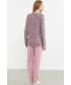ieg™ Sementa 76413 Rahat Kalıp Leopar Kombinli Pijama Takım
