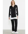 ieg™ Sementa 76448 Keten Görünümlü Kapüşonlu Tunik Takım