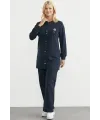 ieg™ Sementa 76510 Çıtçıtlı Tunik Boy Eşofman Takım