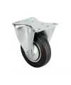 Servis Tekeri - Tablalı Siyah Sabit - Çap 150 mm