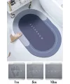 Sihirli Süper Su Emici Kaymaz Tabanlı Oval Paspas 40*60 cm