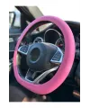 Silikon Direksiyon Kılıfı Pembe