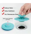 Silikon Malzeme Banyo Mutfak Gider Evye Lavabo İçine Çöp Tıpası Kaydırmaz Süzgeç Çeşitleri M