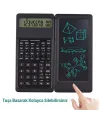 Silinebilir LCD Yazı Tabletli,Kalemli Katlanabilir Bilimsel Hesap Makinesi