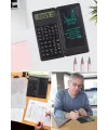 Silinebilir LCD Yazı Tabletli,Kalemli Katlanabilir Bilimsel Hesap Makinesi