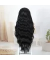 Siyah Bebek Saçlı Fiber Sentetik Tül Peruk