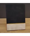 Siyah Çizgili Deri Defter