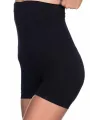Siyah MI  2055 Yüksek Bel Masajlı Boxer Korse