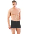 Siyah MI Emay 2108 Seamless uzun Erkek Boxer