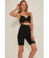 Siyah MI Emay 3005 Soft Uzun Paçalı Boxer Korse