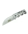 ieg™ SOG AC78 Gri Yaprak Kamp Çakı 14,5 cm - Metal Sap, Kılıflı