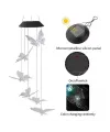 Solar Led Işıklı Kelebekli Bahçe Dekoru 6 Ledli,Renkli Işık