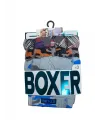 ieg™ Star 106 Desenli Pamuklu Kemer Likralı 3Lü Boxer