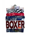 ieg™ Star 106 Desenli Pamuklu Kemer Likralı 3Lü Boxer