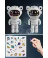 Stickerlı ,Kumandalı ASTRONOT Model Gece Lambası