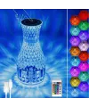 Sürahi Model USB Şarjlı Kumandalı 16 Farklı Işık Modlu Masa Üstü Kristal Akrilik Lamba Led