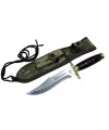 ieg™ T.C. Standart Komando Bıçağı 30 cm - Tırtıklı, Kamuflaj Kılıflı
