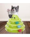 Tower Of Tracks Eğlenceli Üç Katlı Kedi Oyuncağı Seti Kedi Oyunu