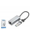 Usb 3.0 & Type-C Ethernet Adaptör Gigabit - Gri HDX7863