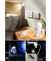 USB Astronot Gece Lambası, Masa Lambası, Kitap Okuma Lambası Işığı