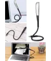 USB Girişli 14 Ledli 3 Kademeli Dokunmatik Masa/Kitap Okuma Lambası Ledi Siyah