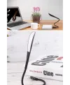 USB Girişli 14 Ledli 3 Kademeli Dokunmatik Masa/Kitap Okuma Lambası Ledi Siyah