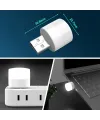 USB Mini Top LED 10’lu Aydınlatma Beyaz Işıklı Gece Lambası, Enerji Tasarruflu Mikro LED Işıklar