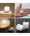 USB Mini Top LED 10’lu Aydınlatma Beyaz Işıklı Gece Lambası, Enerji Tasarruflu Mikro LED Işıklar