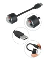 USB Sese Duyarlı 8 Farklı Mod Işıklı LED Atmosfer Işığı – Ambiyans Aydınlatması