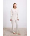 Uzun Kollu T-Shirt ve Pantolon Pijama Takım