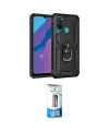 ieg™ Y6P Kılıf Ahenk Klasik Koleksiyonu - Siyah 5D Eko Cam Ekran Koruyucu