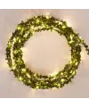 ieg™  Yapraklı Dekorlu3 Metre Peri Led Pilli Işık Yılbaşı Aydınlatma
