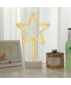 Yıldız Tasarımlı Neon Led Masa Ve Gece Lambası Dekoratif Işık