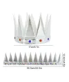Yumuşak Gümüş Kral Tacı 55 cm