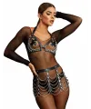 Zincir Detaylı Fantezi Harness Aksesuar