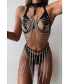 Zincirli Alt Üst Fantezi Set