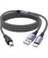 ZR361 Ads 501 Type-C 2 İn 1 Yazıcı Kablosu