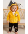 iegiyim™ Aslan Desenli 3lü Erkek Bebek Takımı