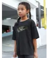 Çocuk Unisex Baskılı T-Shirt - Siyah